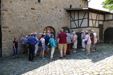 Sankt Crescentius on Tour in Ostheim und auf dem Kreuzberg (Foto: Karl-Franz Thiede)